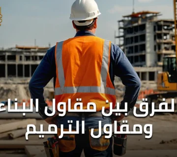 الفرق بين مقاول البناء ومقاول الترميم