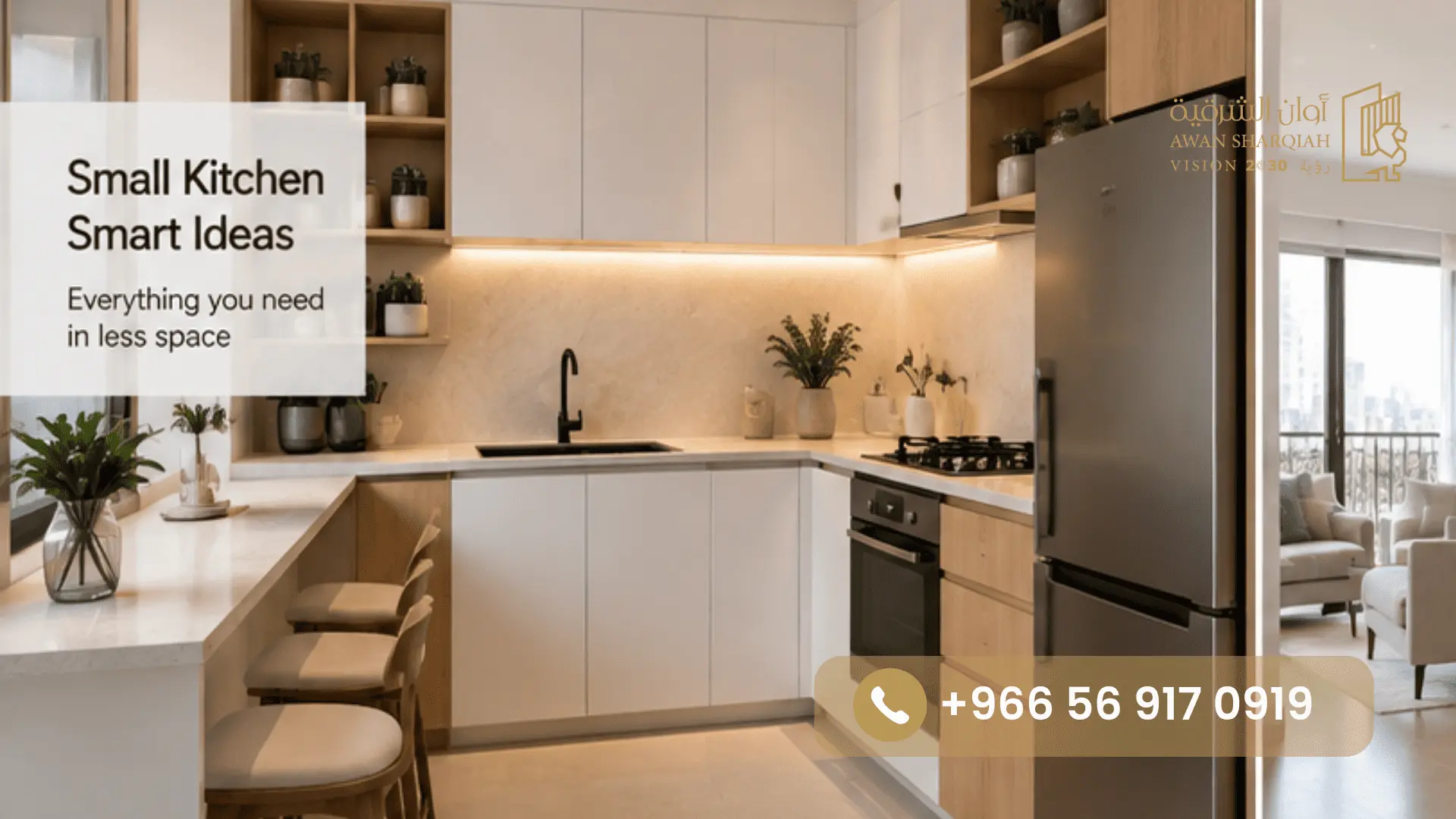 Interior Decor Ideas for Small Spaces That Look Bigger space saving interior design ideas for a small kitchen with functional storage and modern home decor